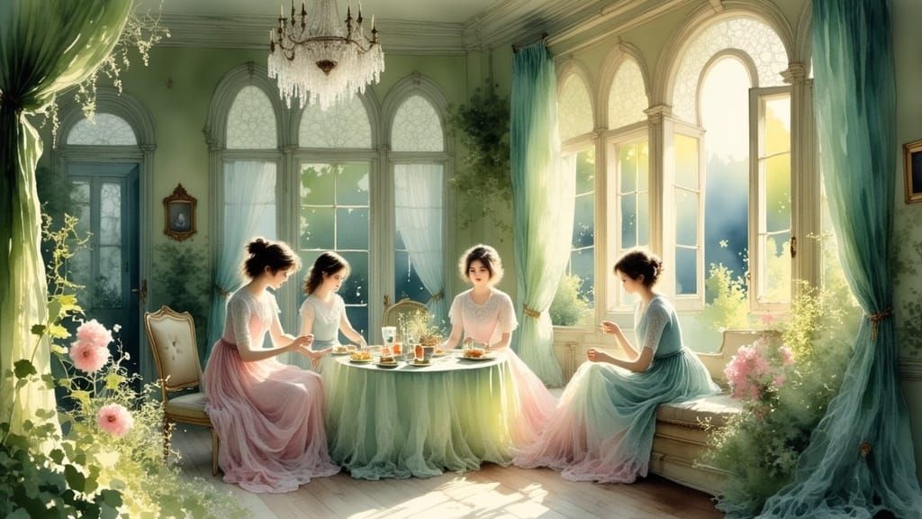 Lush Summer Picnic in Vibrant Park