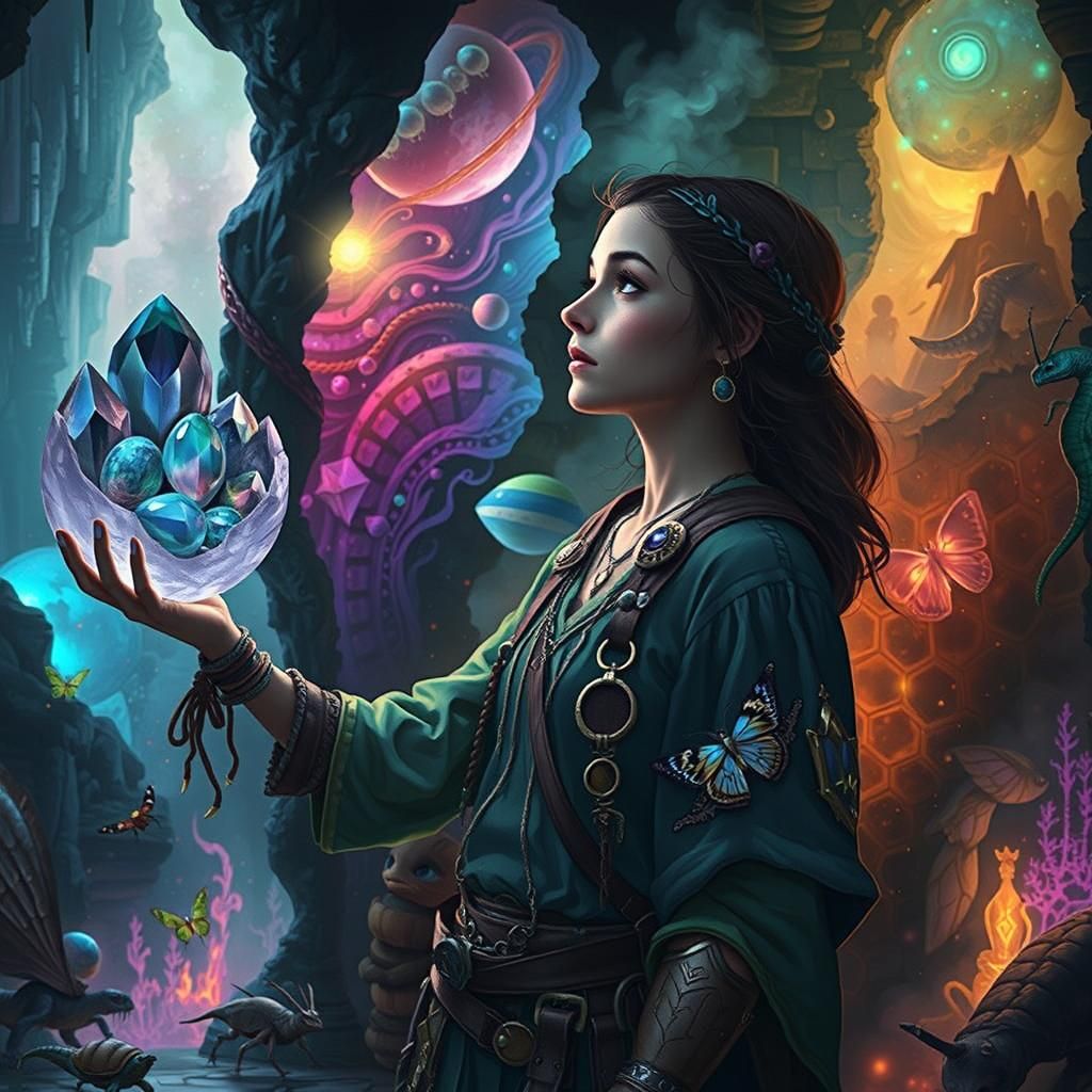 Adventurer's Trove: Fantasy Creatures and Treasures