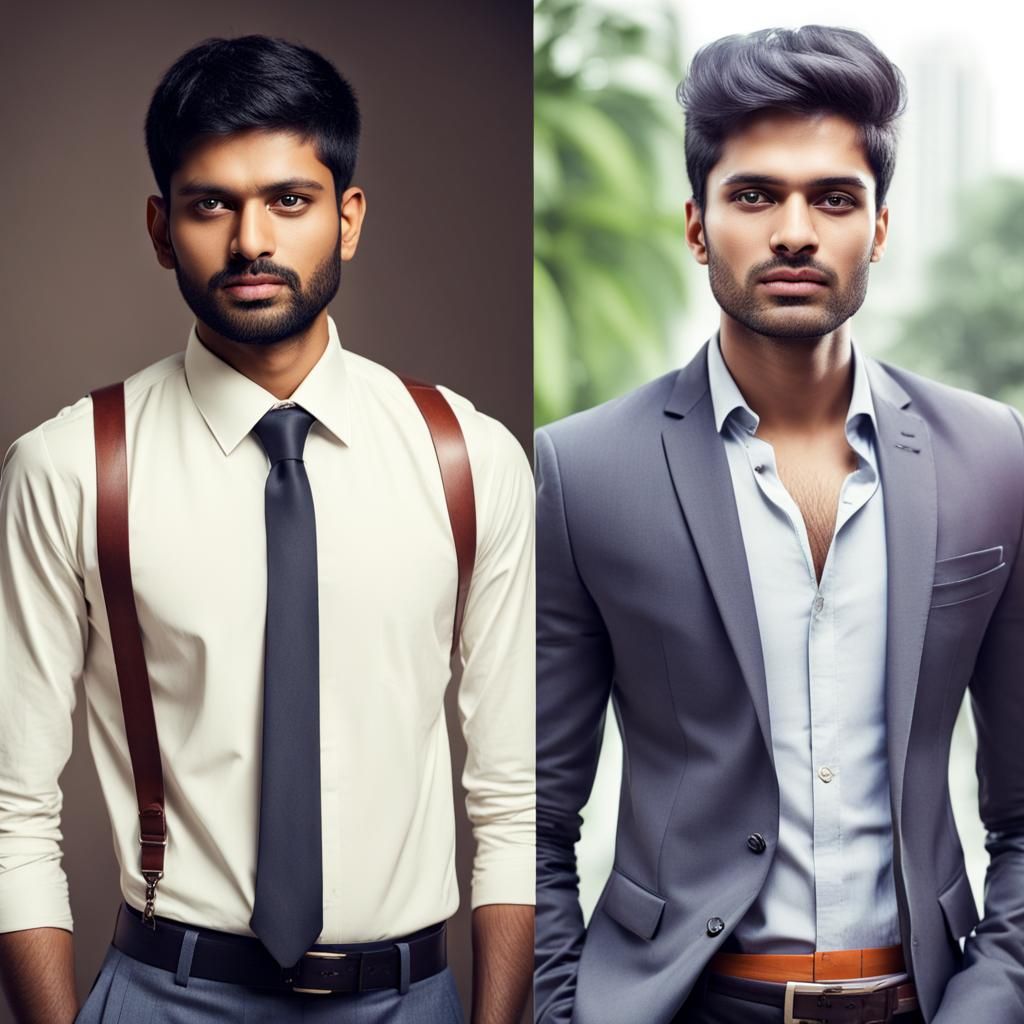 Poor Man Versus Successful Businessman in India