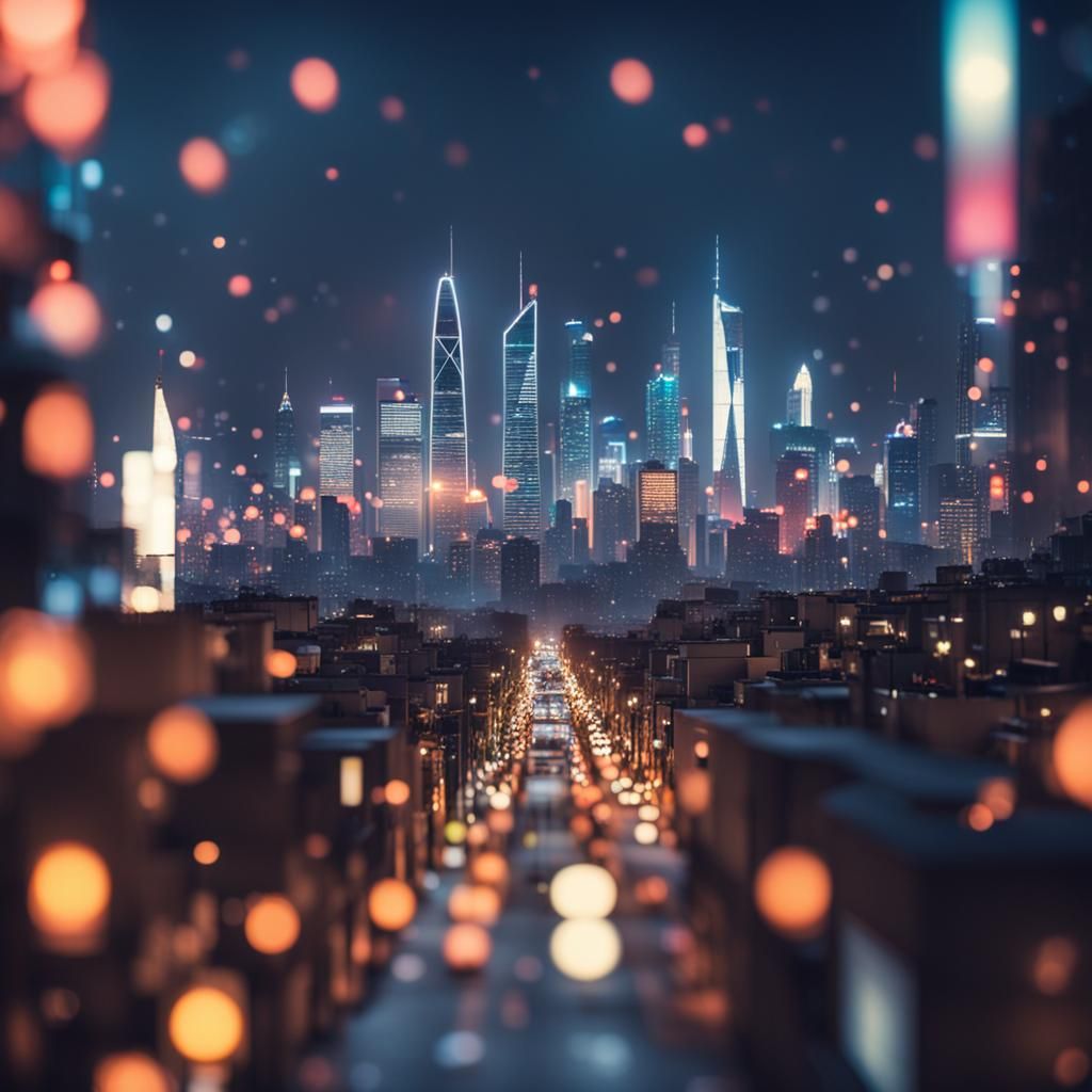 Futuristic High-Tech City in 8k Resolution