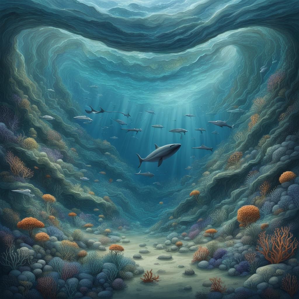 Underwater Ocean Waves: A Subsurface Perspective