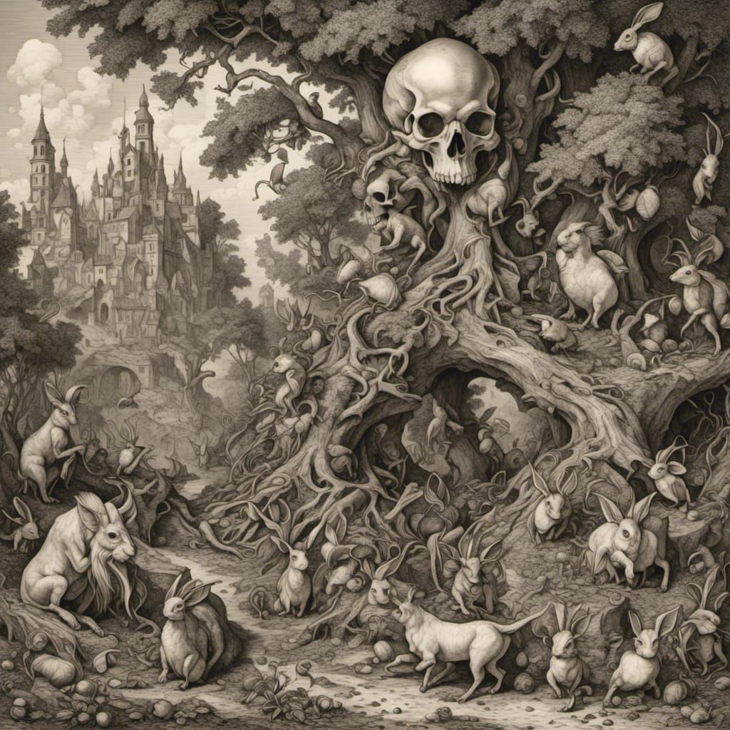 Crungus Generated with SDXL Devils Smile LoRA