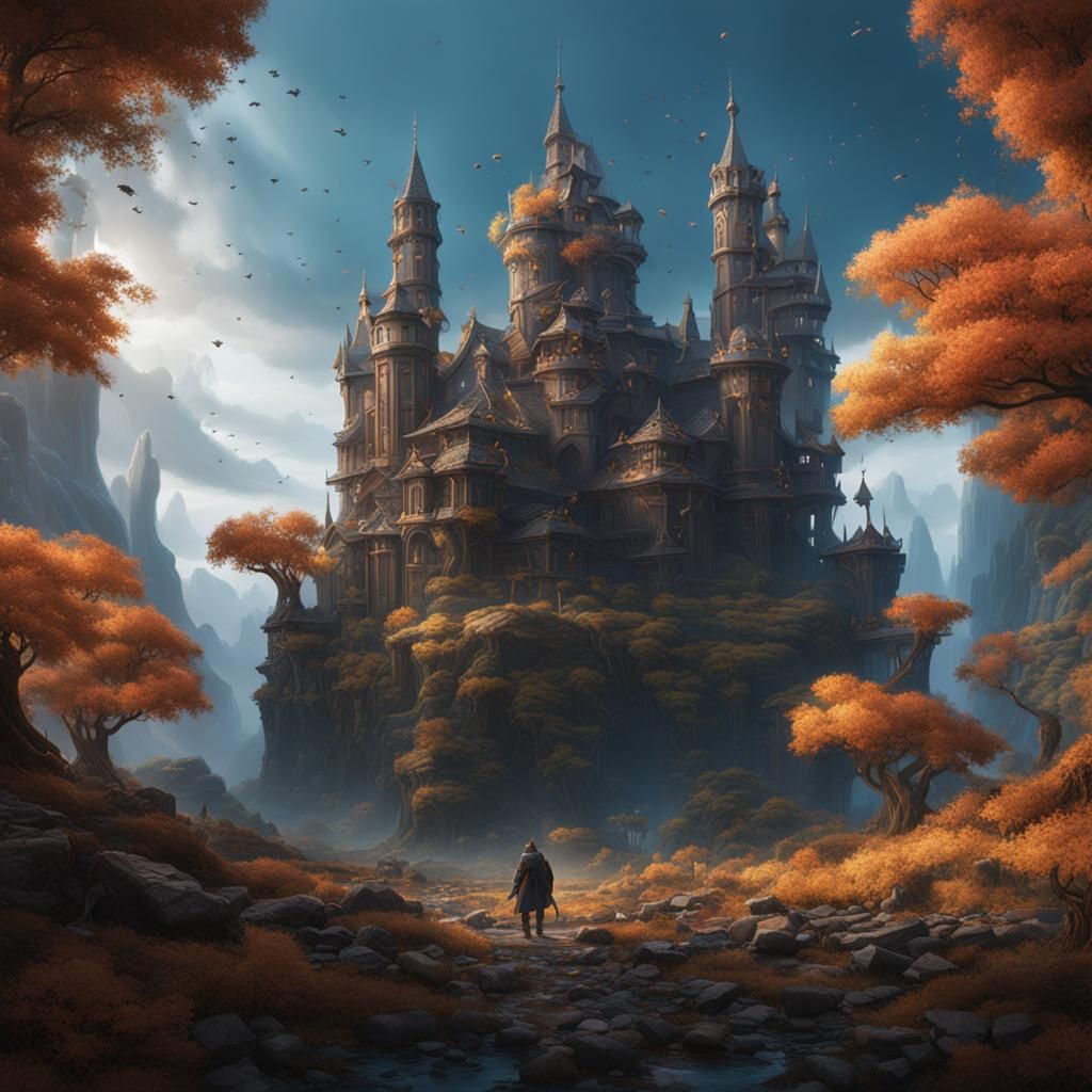 Ethereal Landscape of Whispers in Deep Fantasy