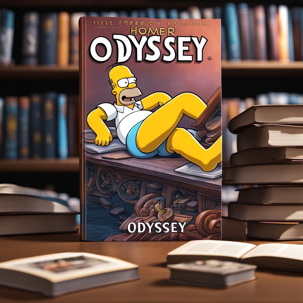 Homer Simpson's Odyssey: Detailed Matte Painting