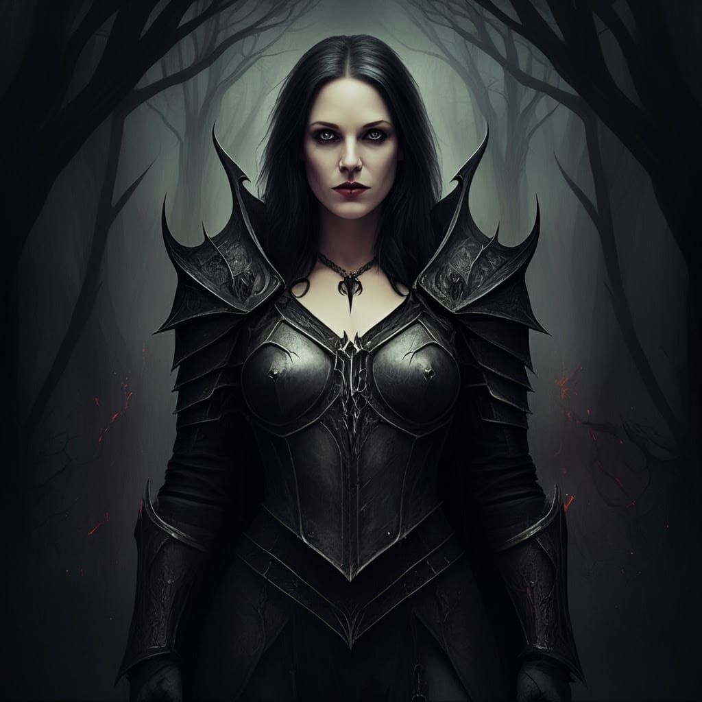 Dark Fantasy Art in a Grim Medieval Style