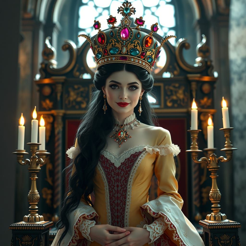 Gothic Victorian Princess Reigns with Mystical Power