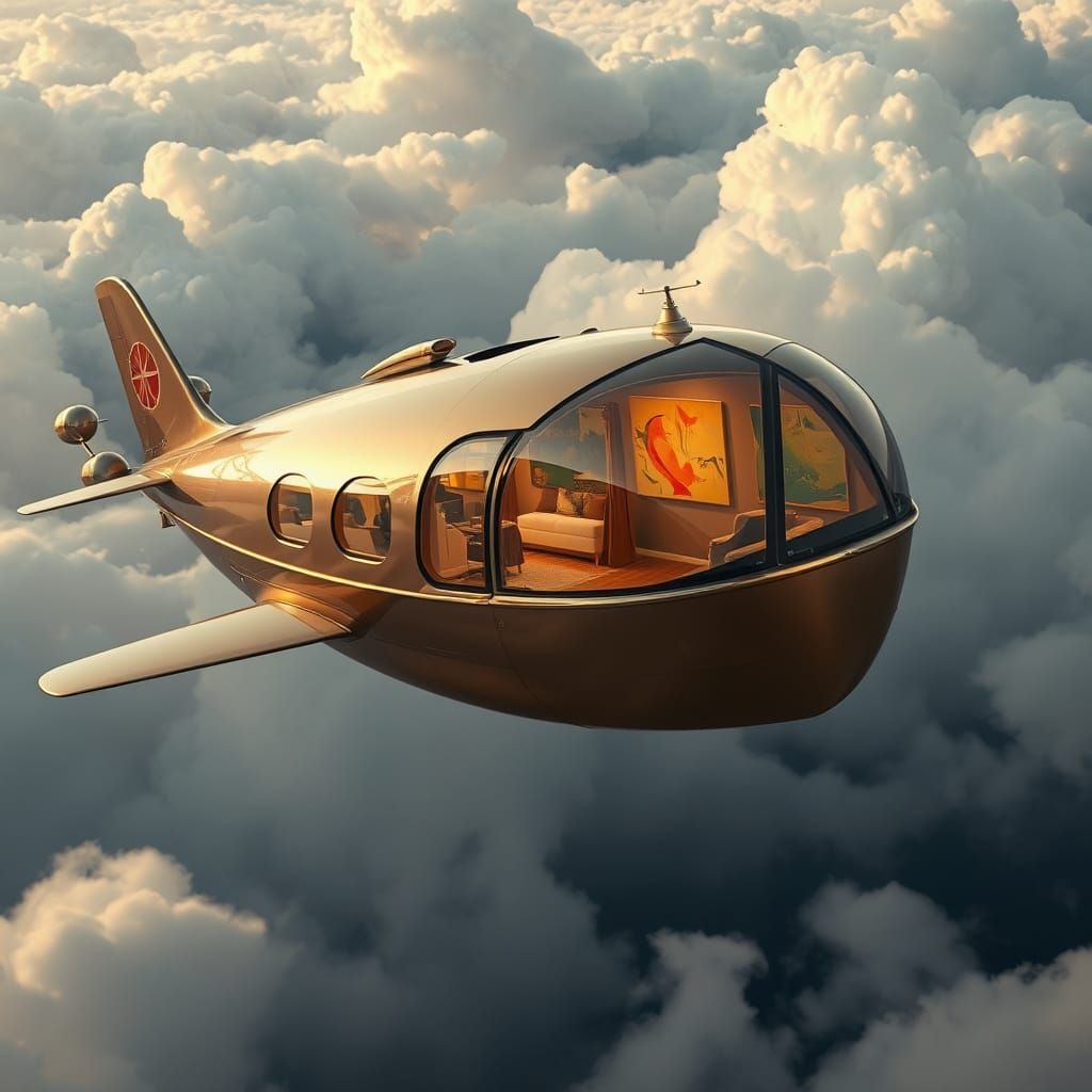 Vintage Flying Boat Gallery of Abstract Art Masterpieces