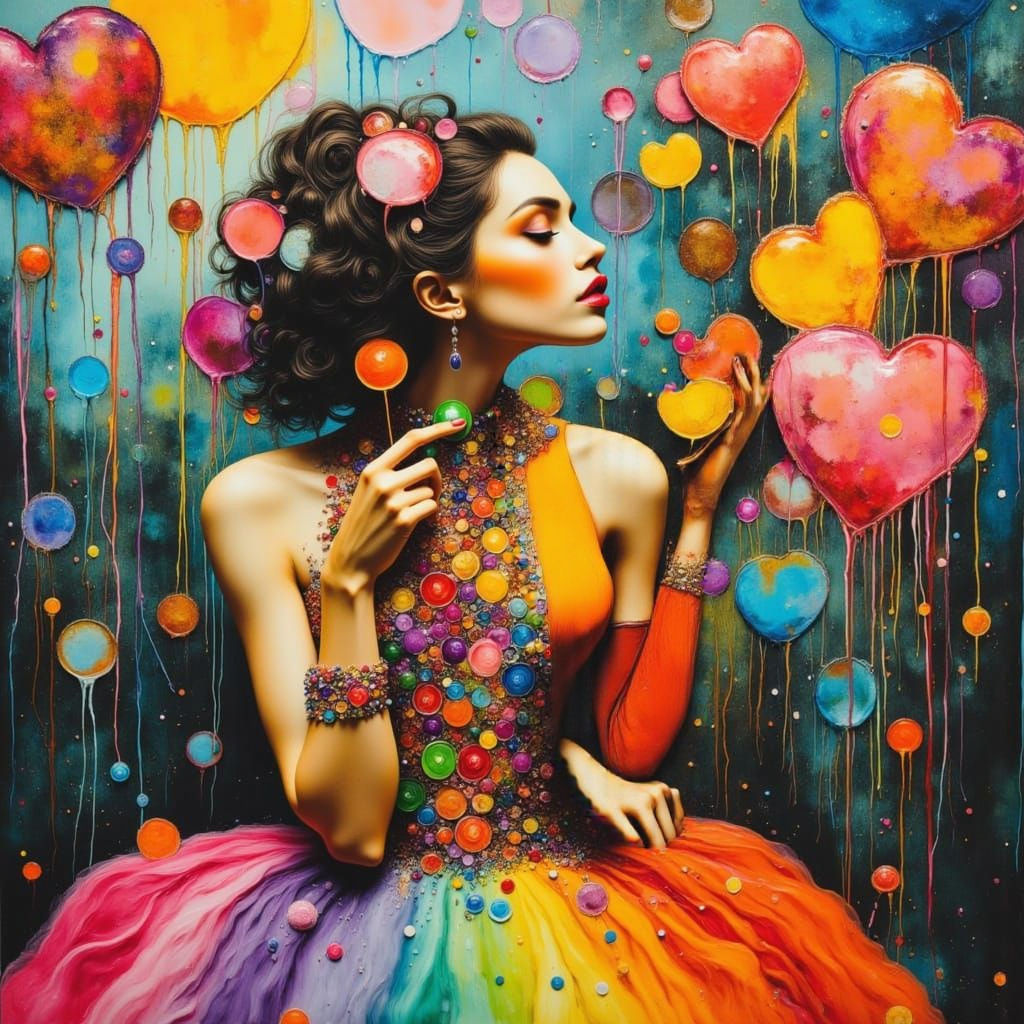 Ethereal Victorian Dreamscapes in Iridescent Colors