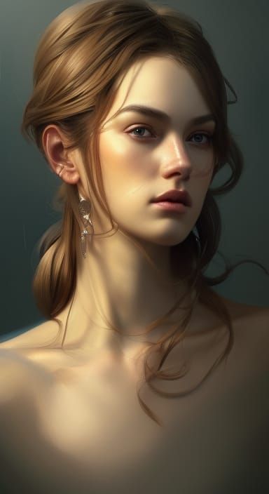 Detailed Portrait for Profile Picture in Artgerm Style