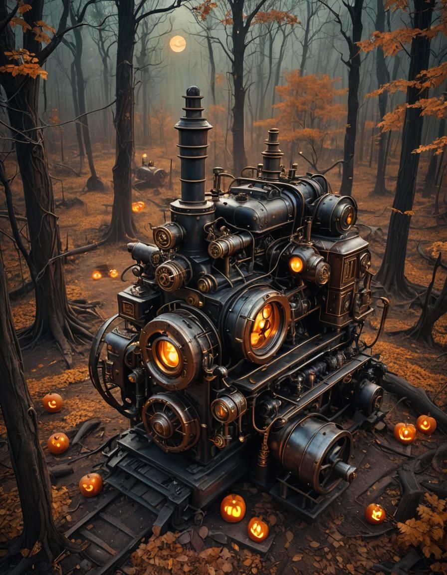 Ultimate Halloween forest beyond any Halloween deemed possib...