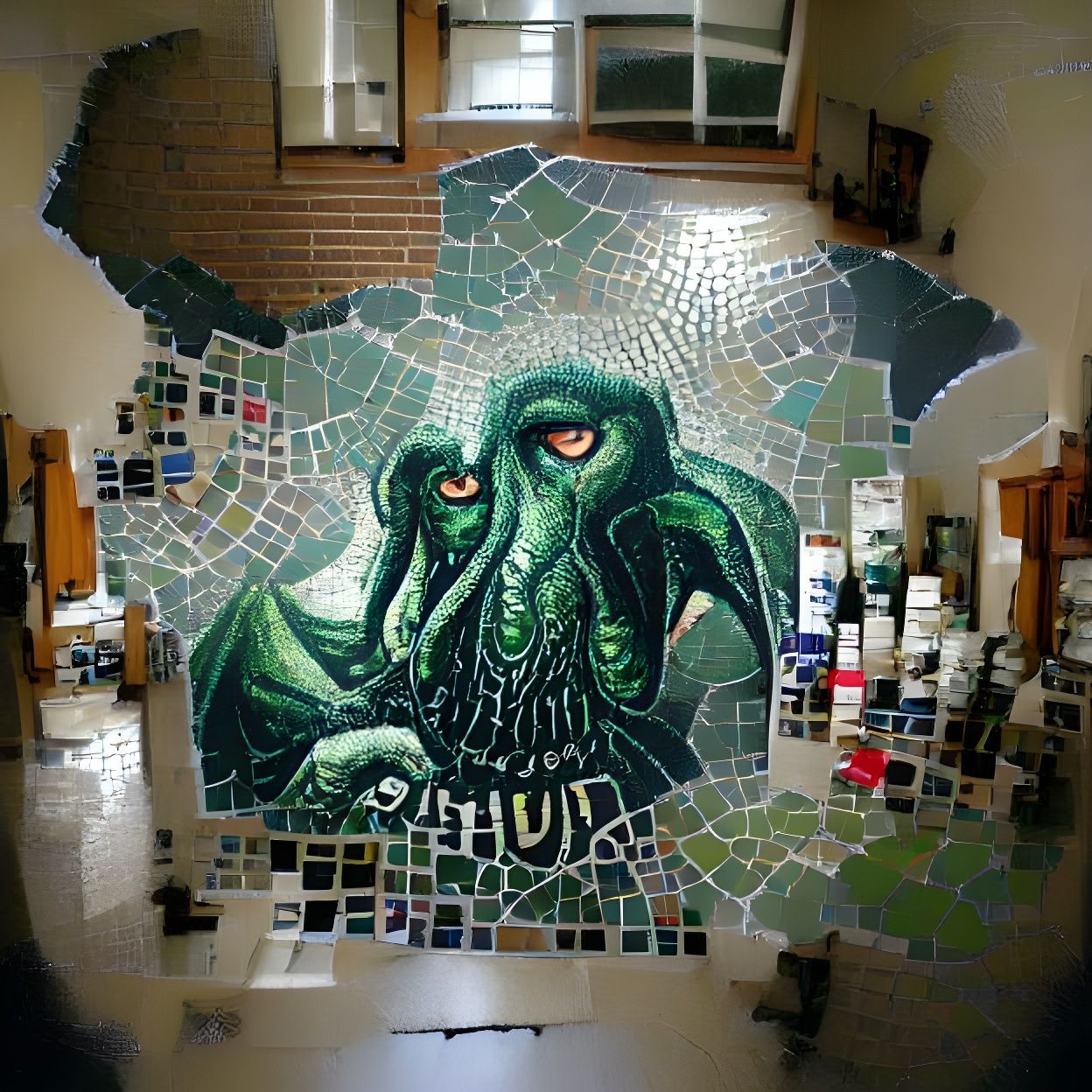 Cthulhu Mosaic Art