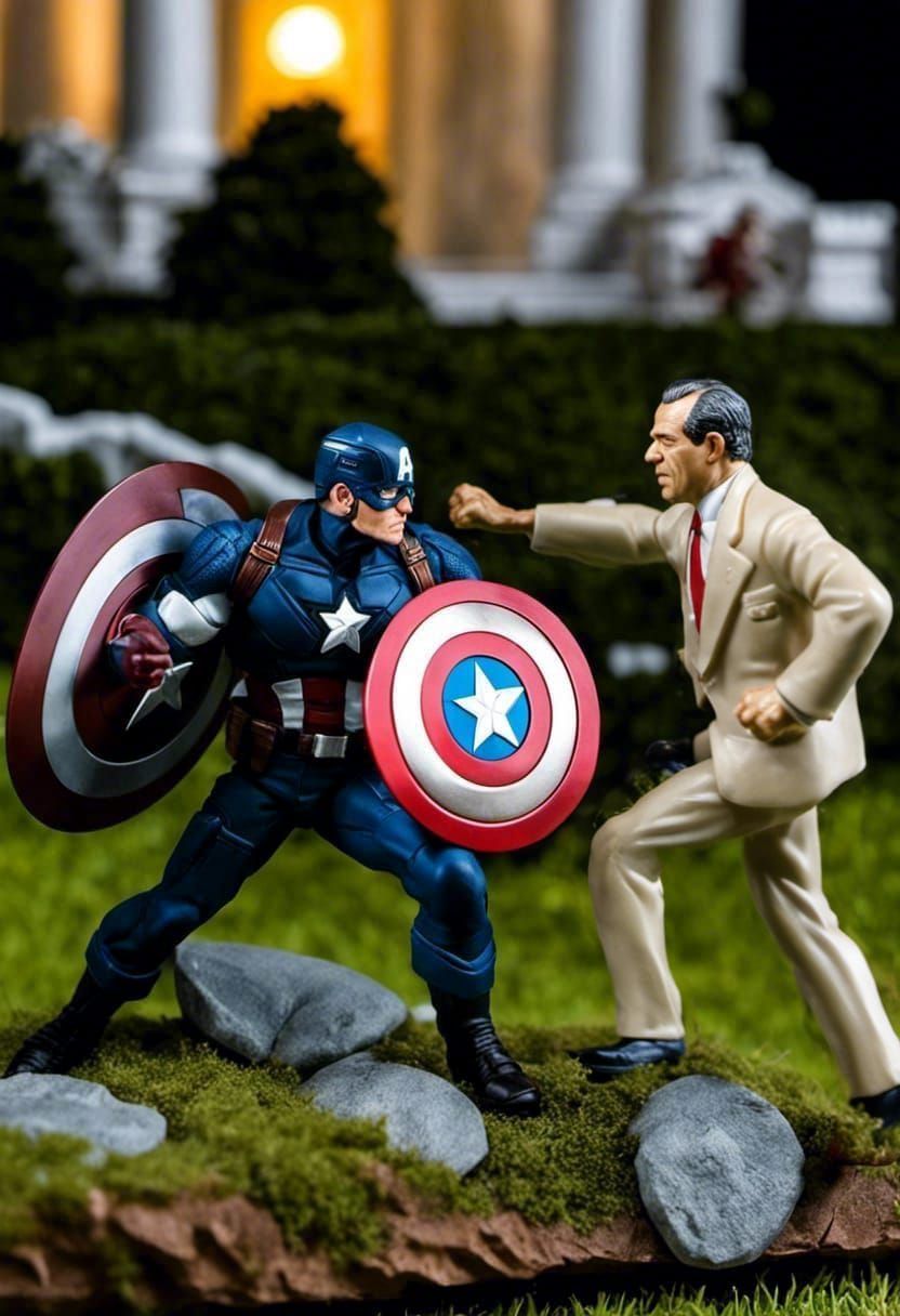 Captain America Vs. Nixon: The Final Showdown