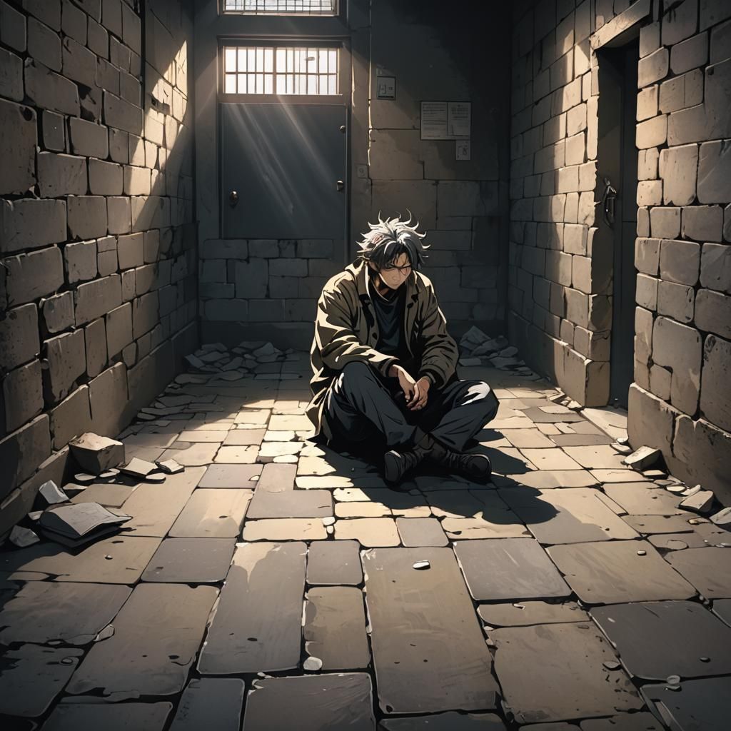 Psychiatric Cell: Anime-Style Sunlight and Shadow