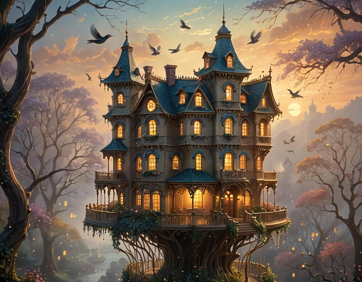 Starling House in Ethereal Fantasy Style