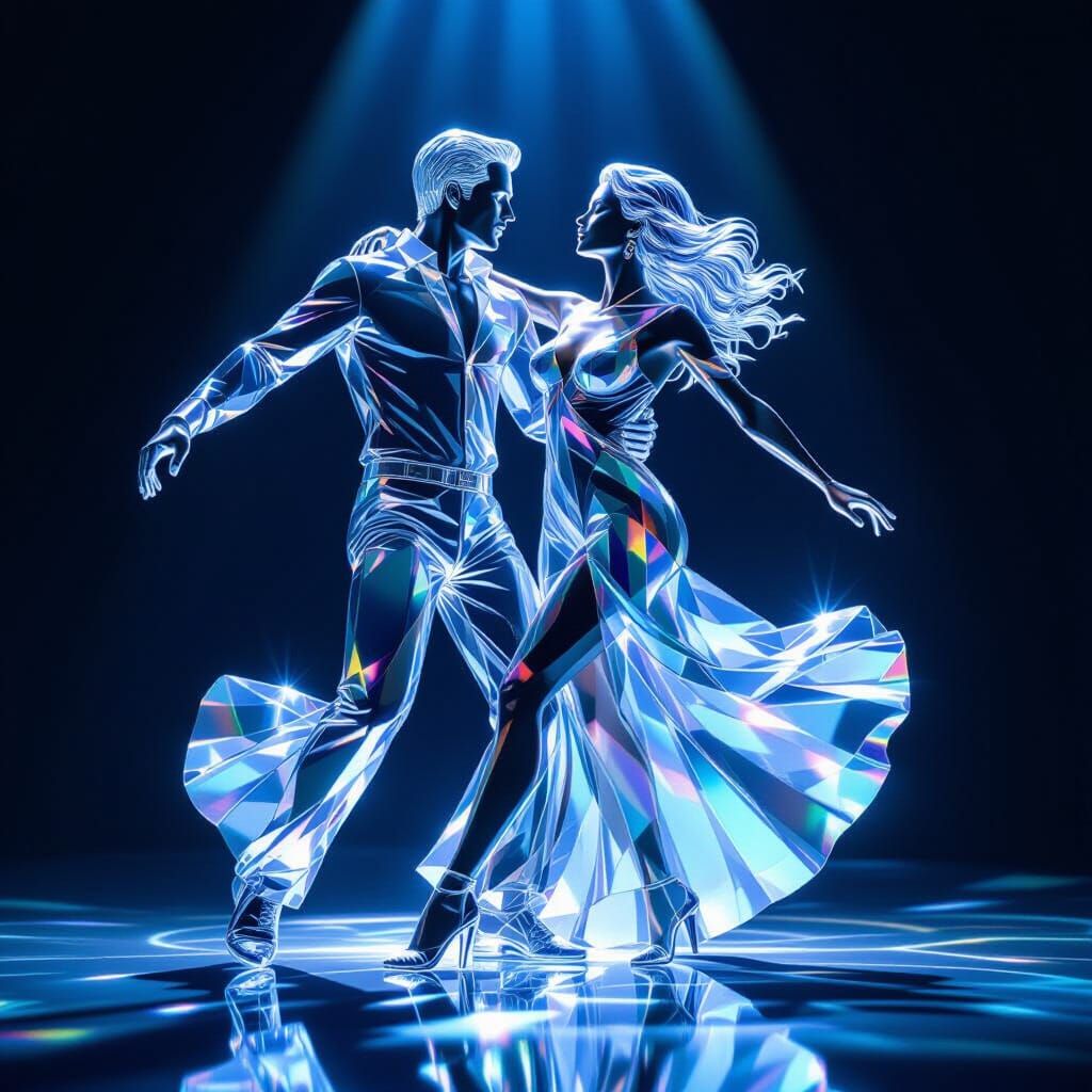 Crystal Dancers in Ethereal Light