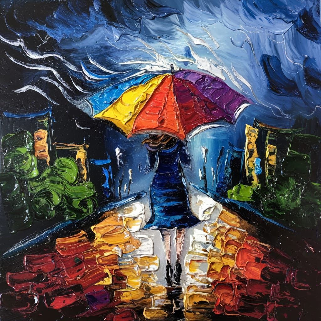 A Woman Steadfast in the Stormy Night