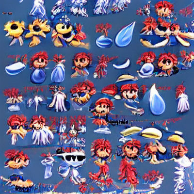 Super Mario Sunshine Sprite Sheet