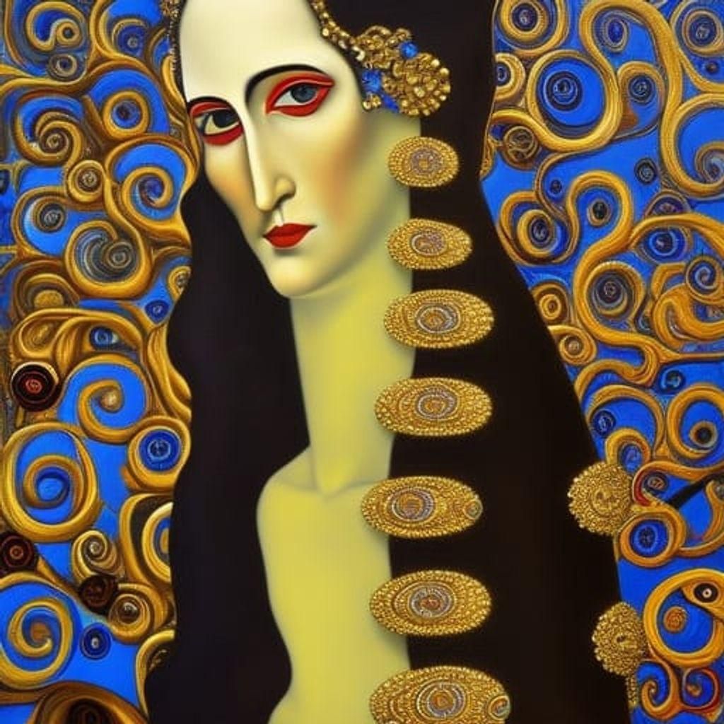 Dramatic Portrait as Oil Painting in Classic Styles