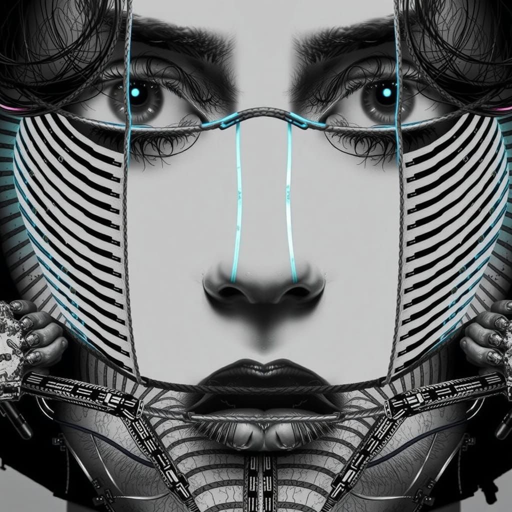 Fear and Desperation in Neon Hues