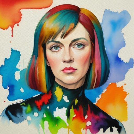 Vibrant Impressionist Masterpiece in Gouache Style