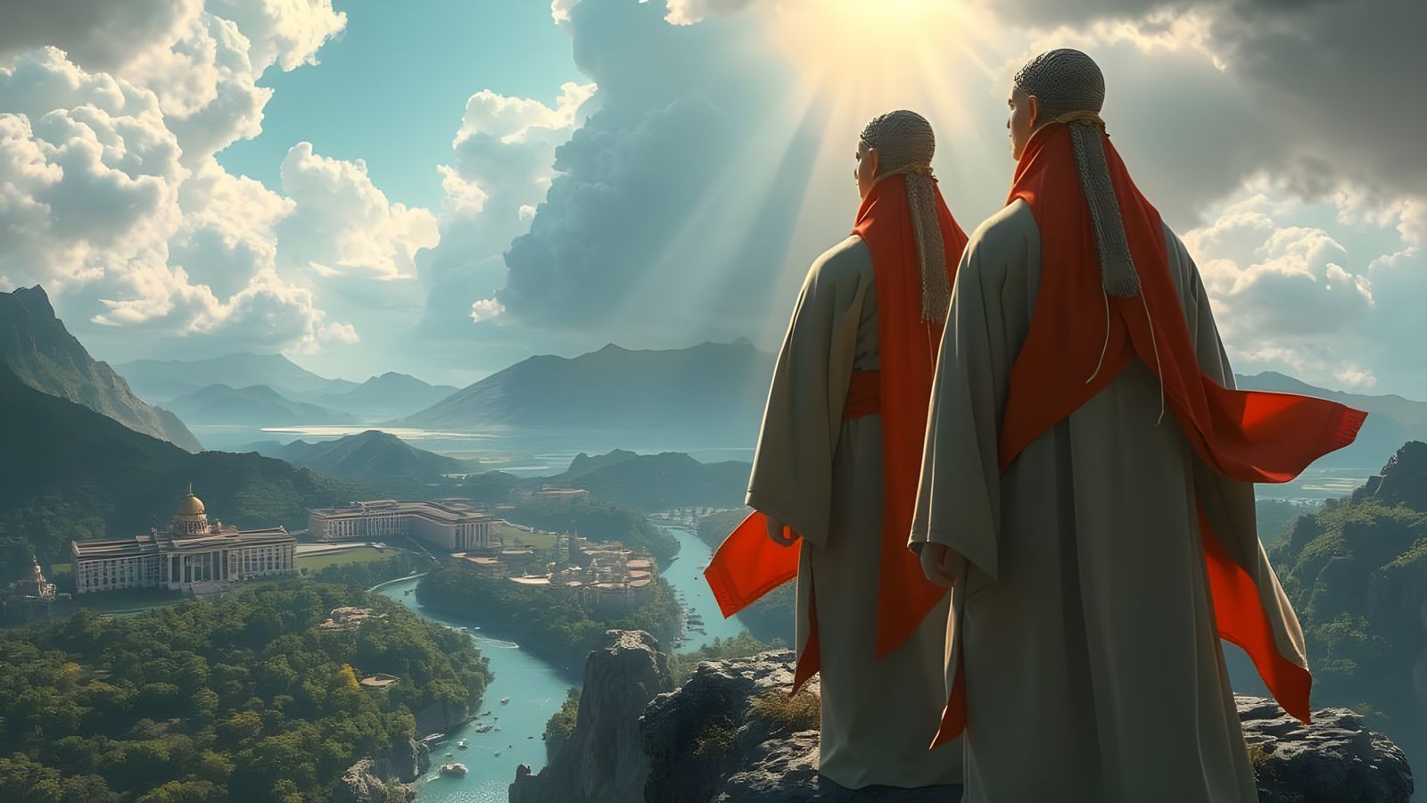 Ancient Gods Survey Mortal Realm in Ultra-High Definition