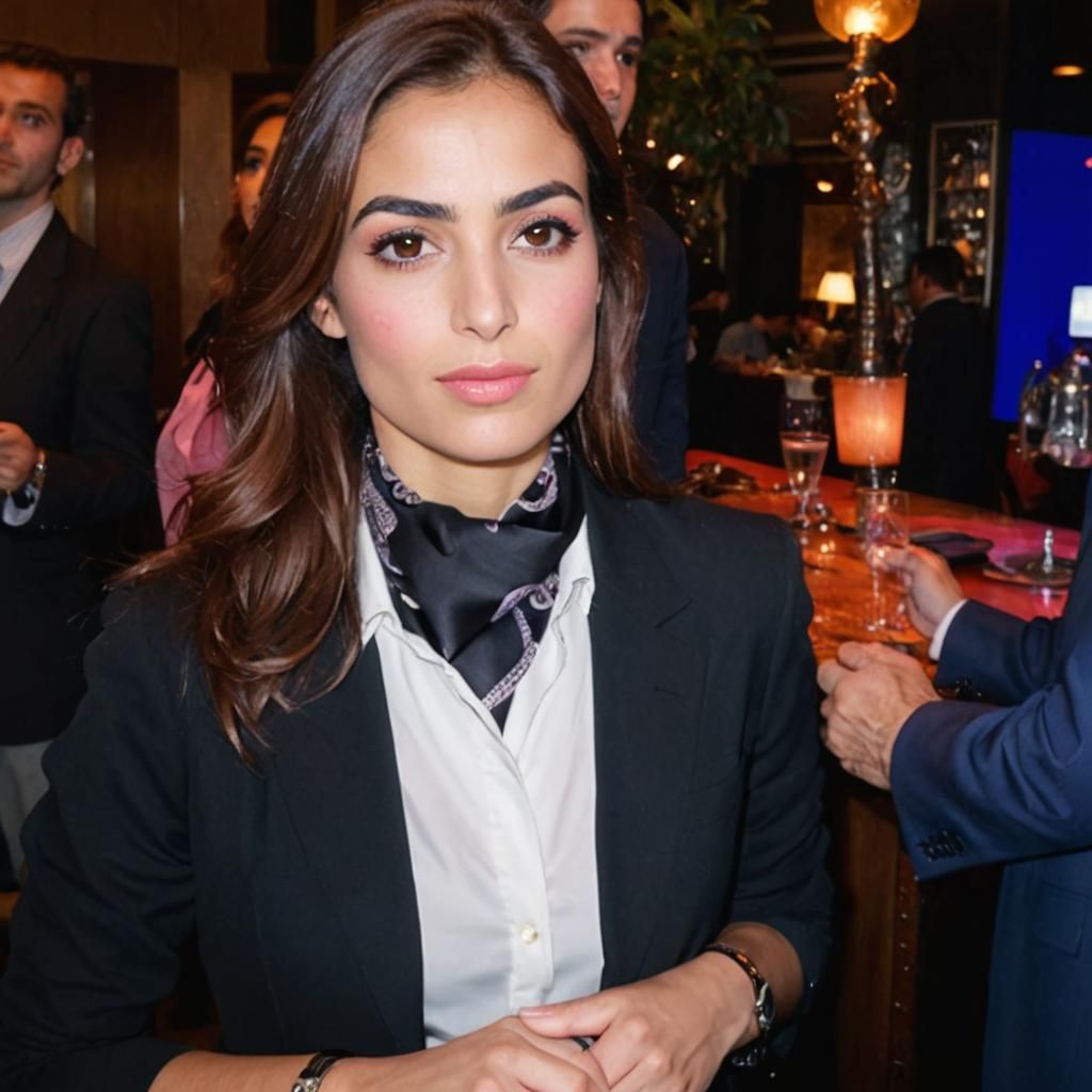 Elegant Iranian Woman in Business Portrait