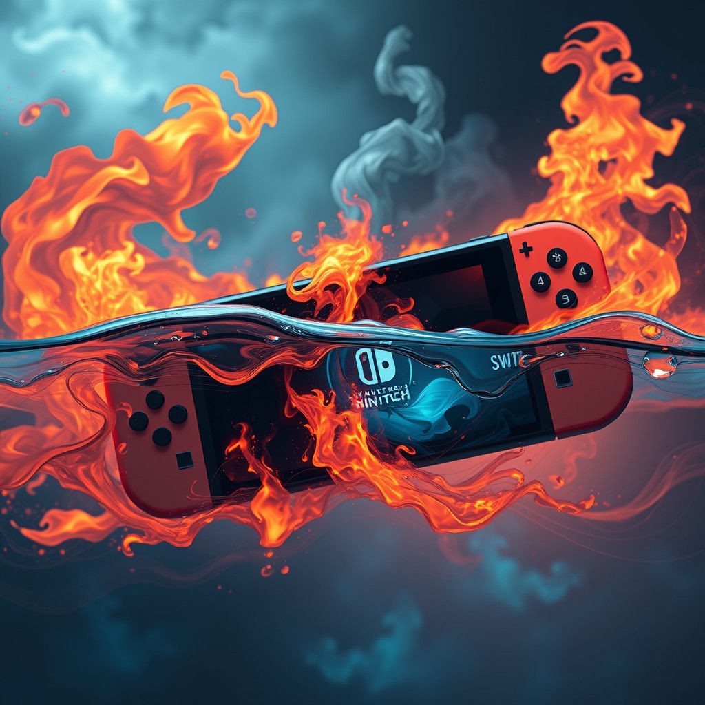 Nintendo Switch Divided by Fire and Water