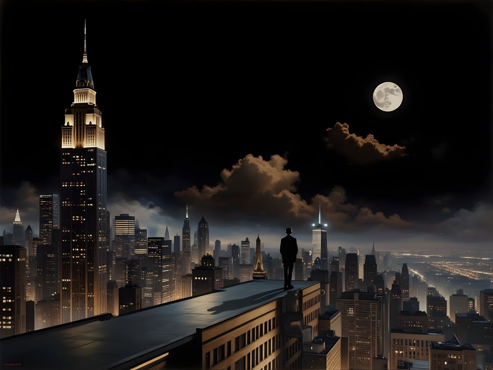 Moonlit New York City Romance