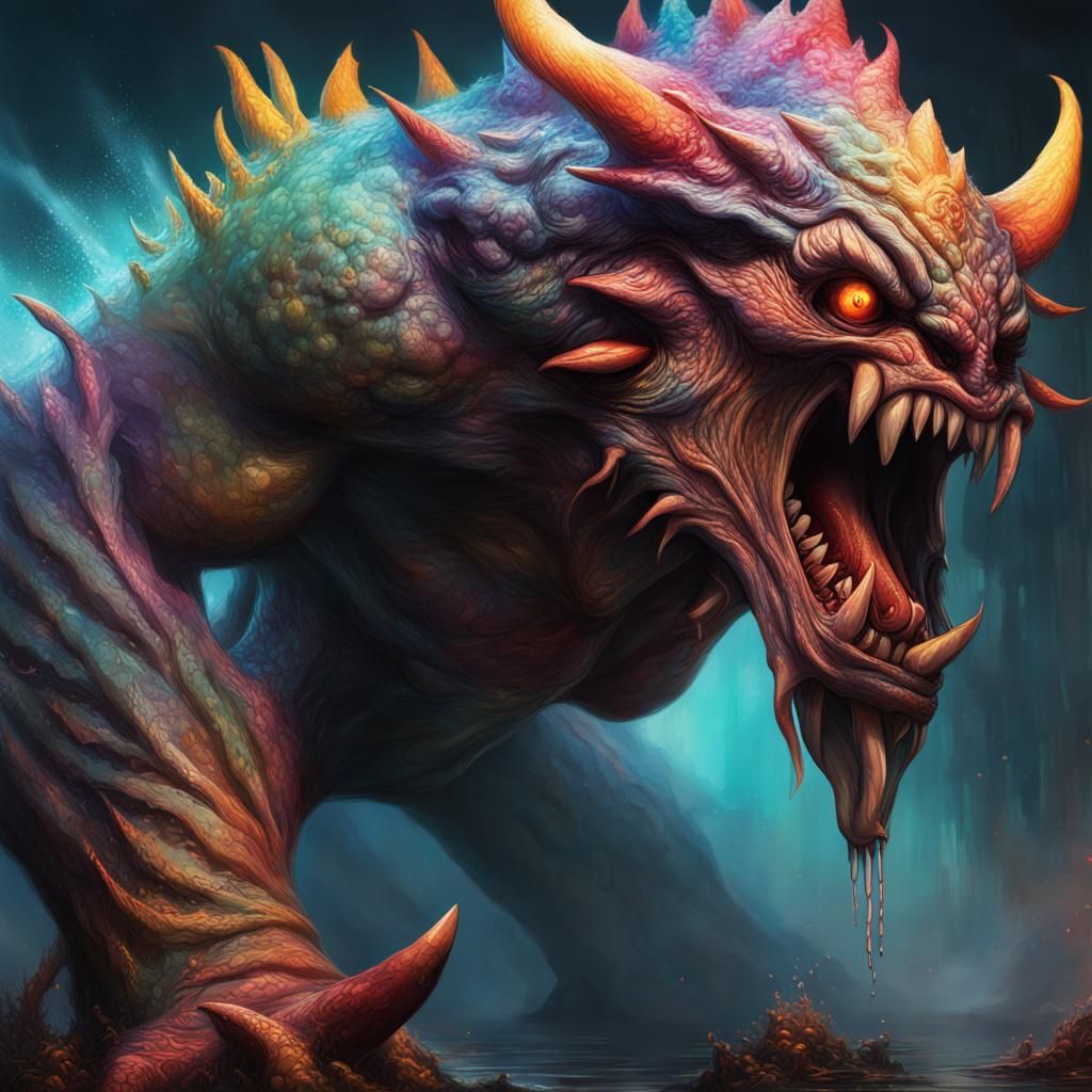 Hyperrealistic Monsters Rising Concept Art