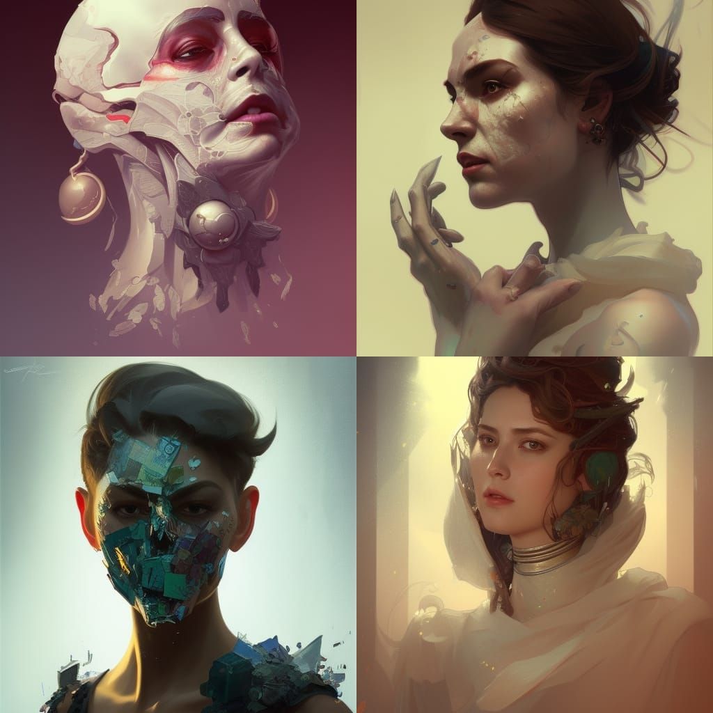 Money and Death: Detailed Digital Portrait