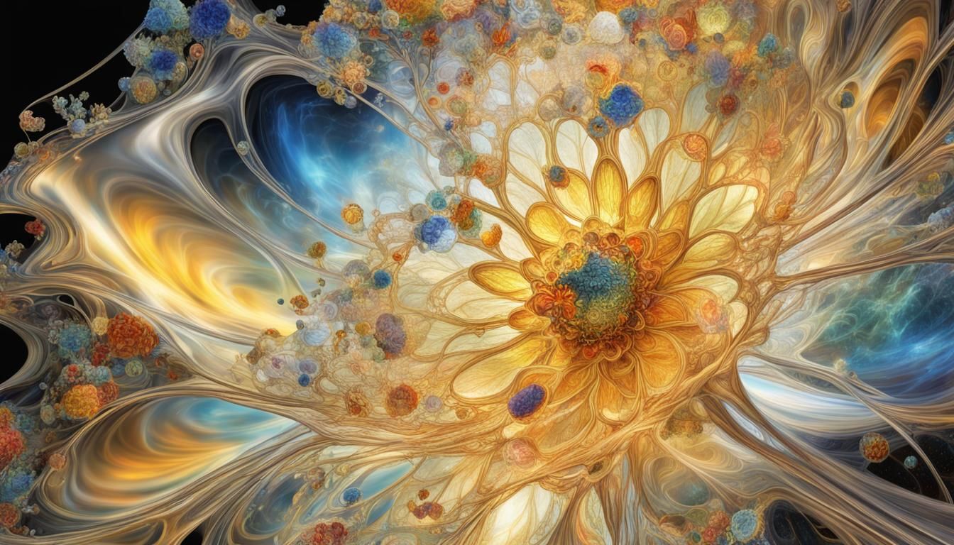 Steampunk Flower in Glass: A Visionary Image