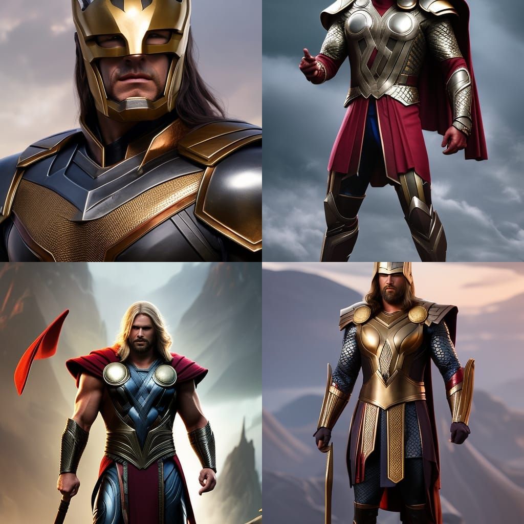 Handsome Devil King Warrior in Intricate Armor