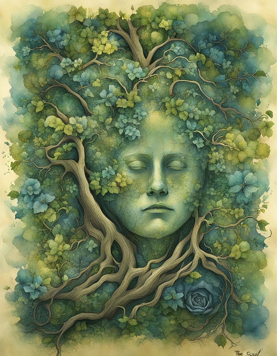 AI Interpretation of the Soul of Nature