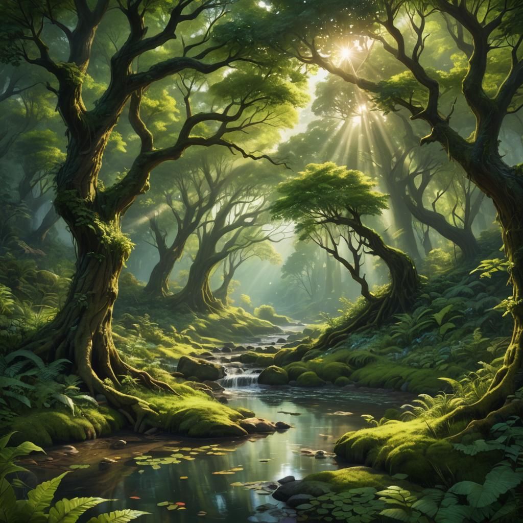 Serene Forest Glade