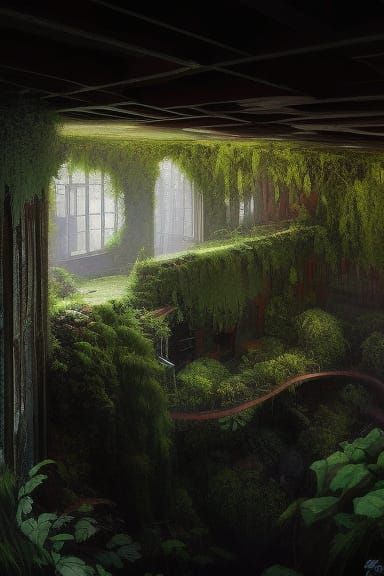overgrown old place