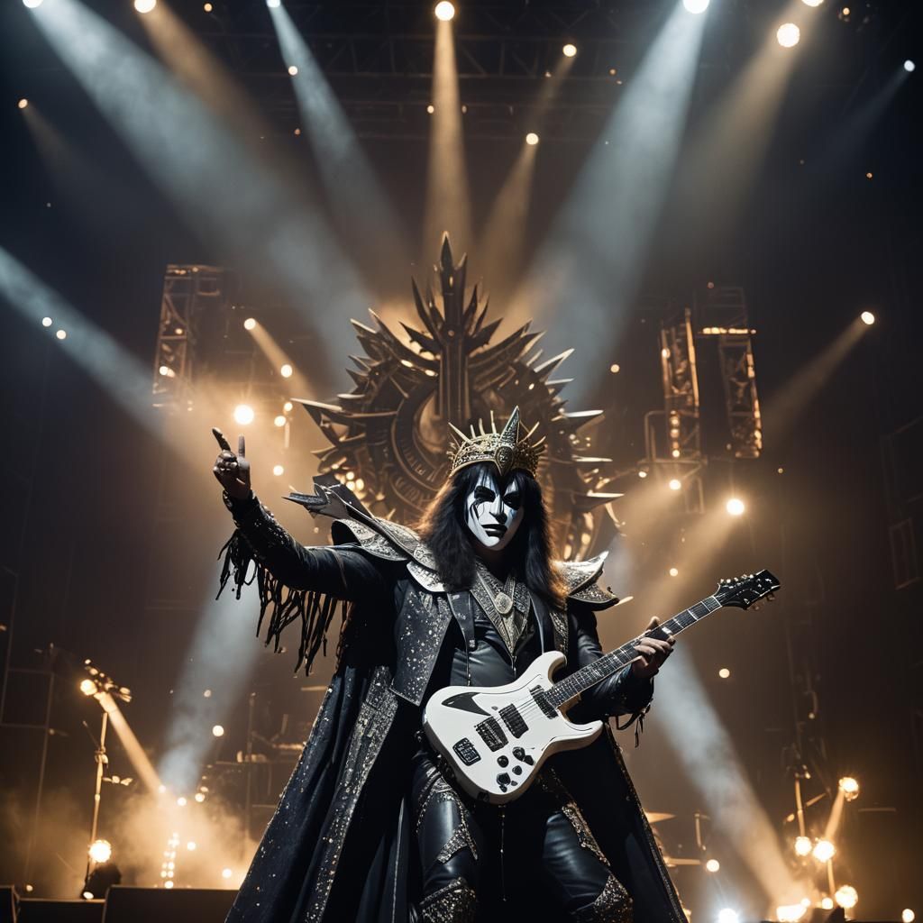 Guitarist in Spotlight: Dark Fantasy Concept Art