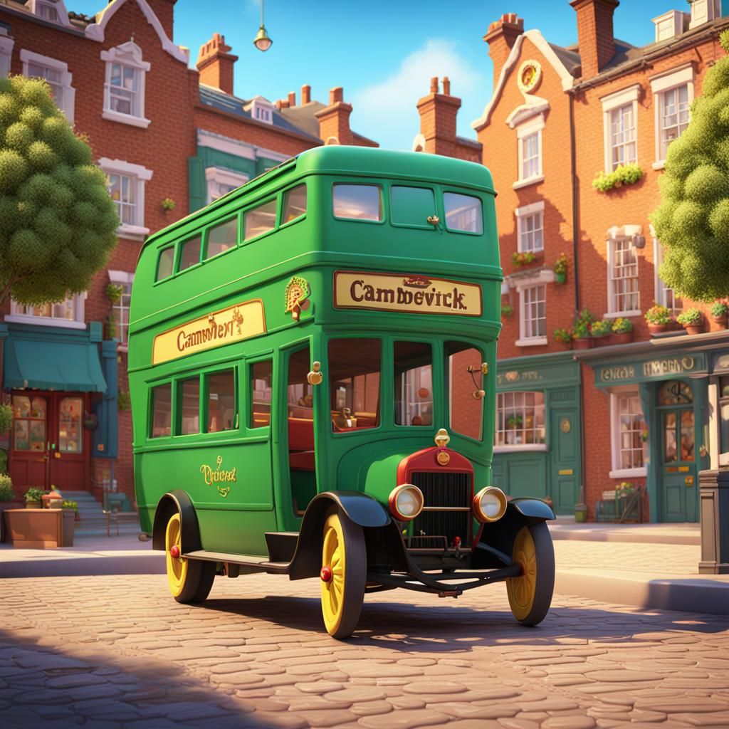 Camberwick Green: 3D Digital Art Concept