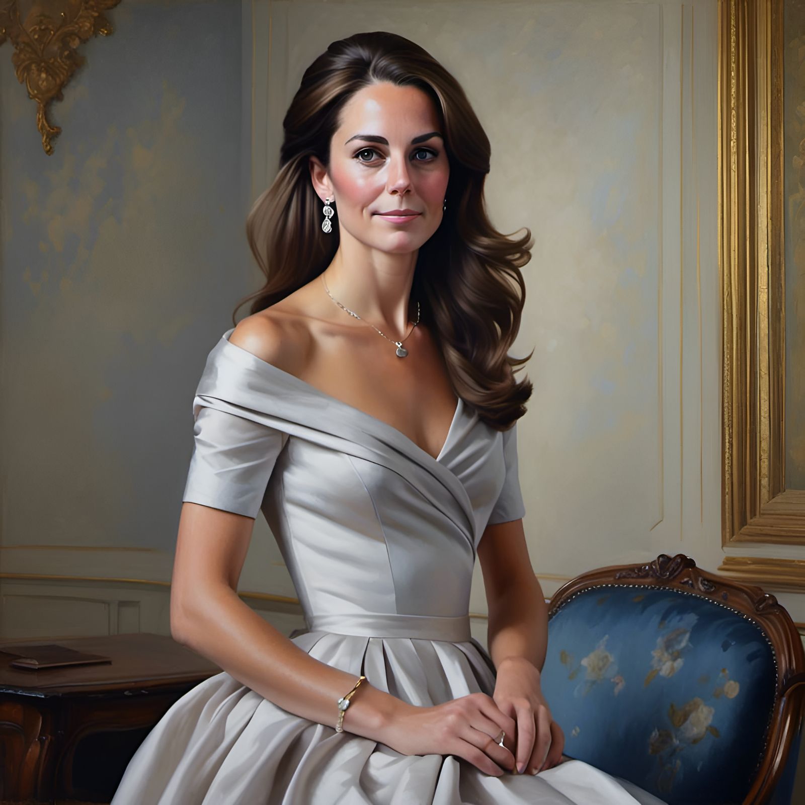 Hyperrealistic Portrait of Kate Middleton in 8K