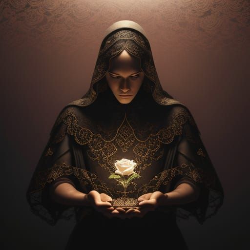 Luxurious Valentine's Day Cards in Dark Chocolate and Rose P...