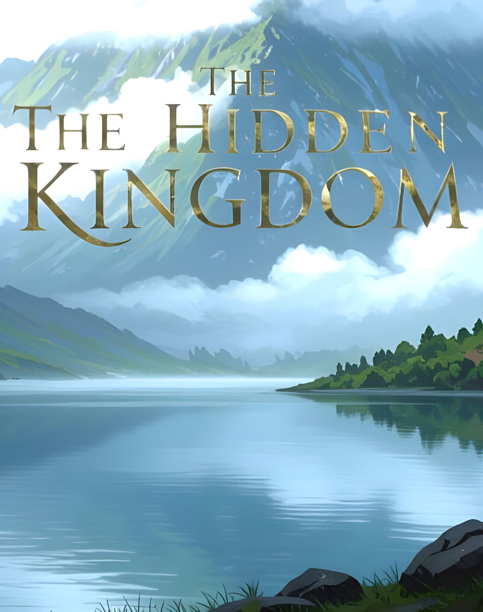 The Hidden Kingdom Revealed Through Clouds Over Mountain Lak...