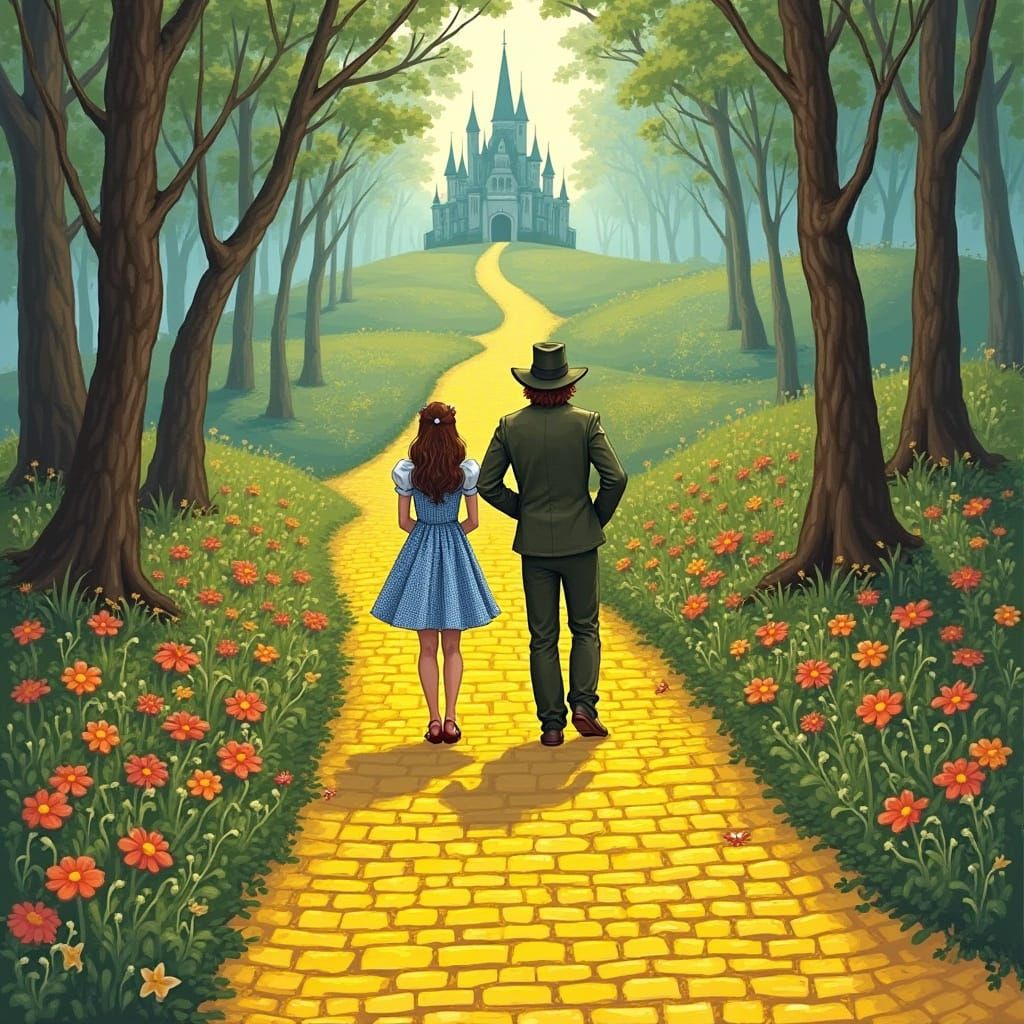 Mystical Yellow Brick Road Unfolds