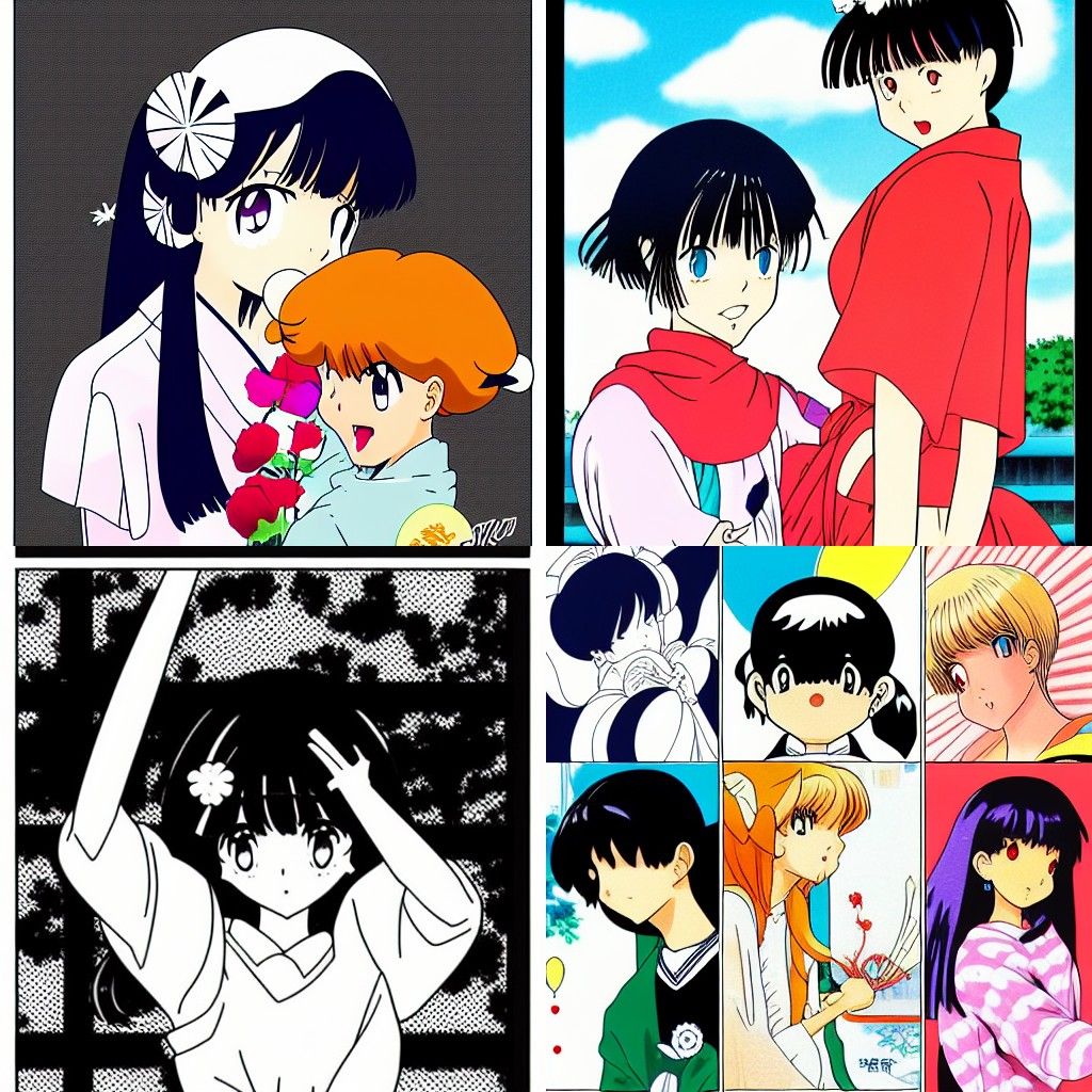 Manga Art Style Image with GL Theme