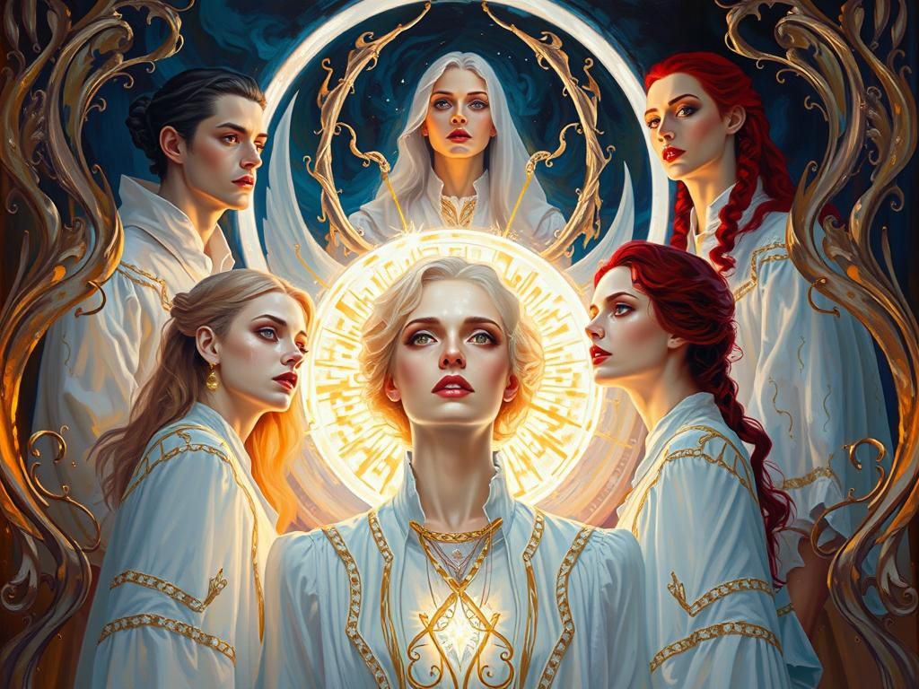 Image: Treffen der Engel.