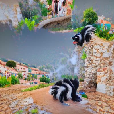Skunk's New Life in France: 8k HDR Render