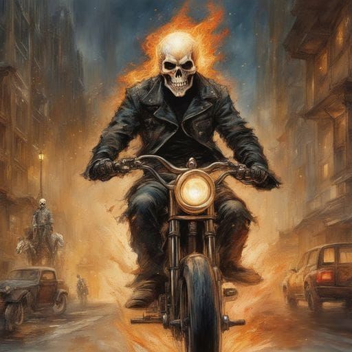 Ghost Rider: Supernatural Vengeance on Wheels