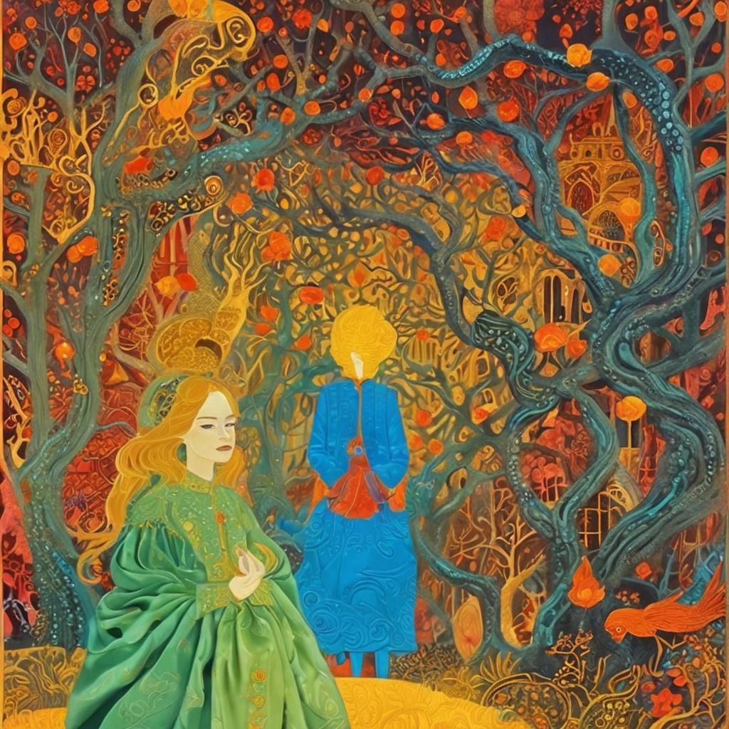 Confident Dreamer Embracing Freedom from Mythological Herita...