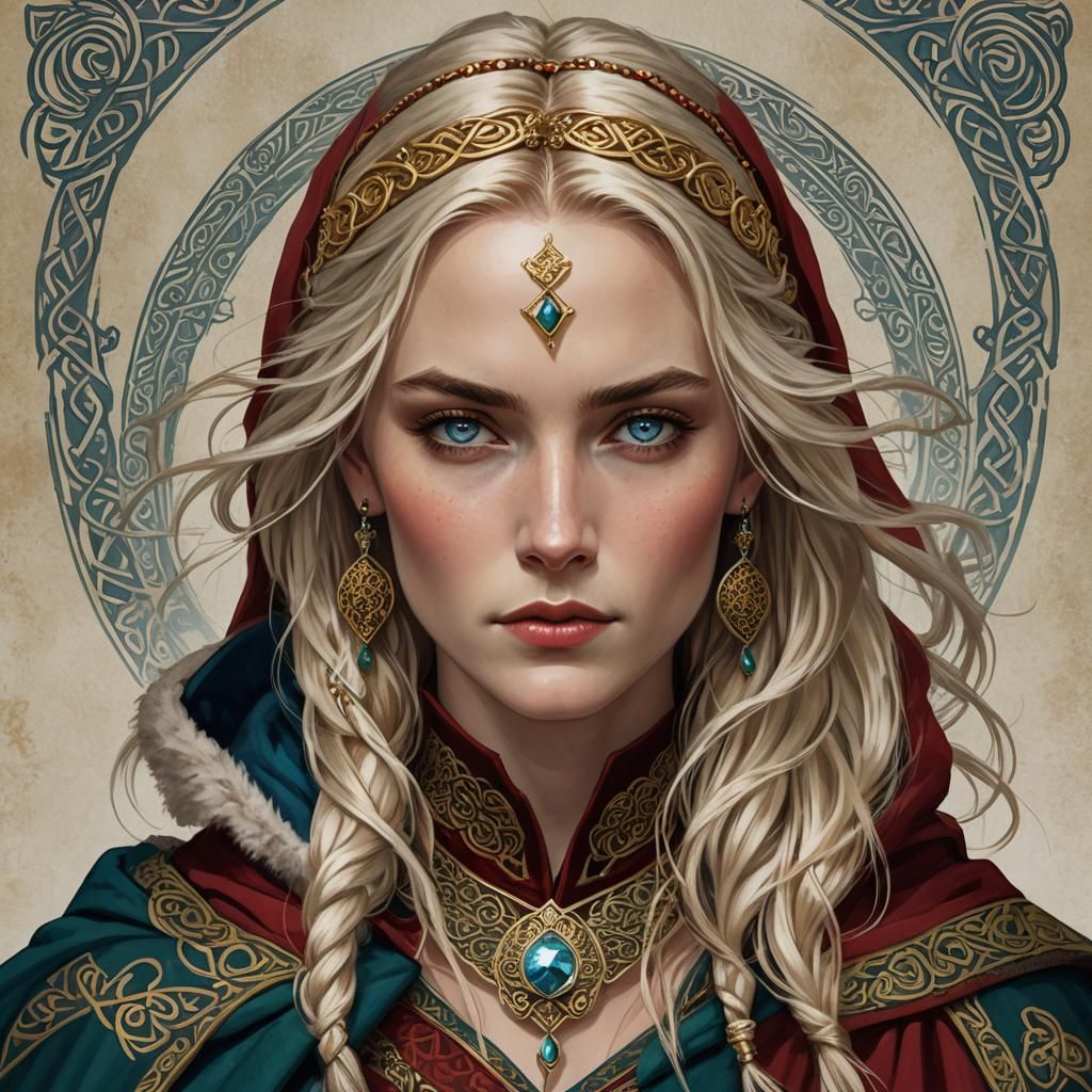 Regal Warrior Portrait in Cinematic Lighting