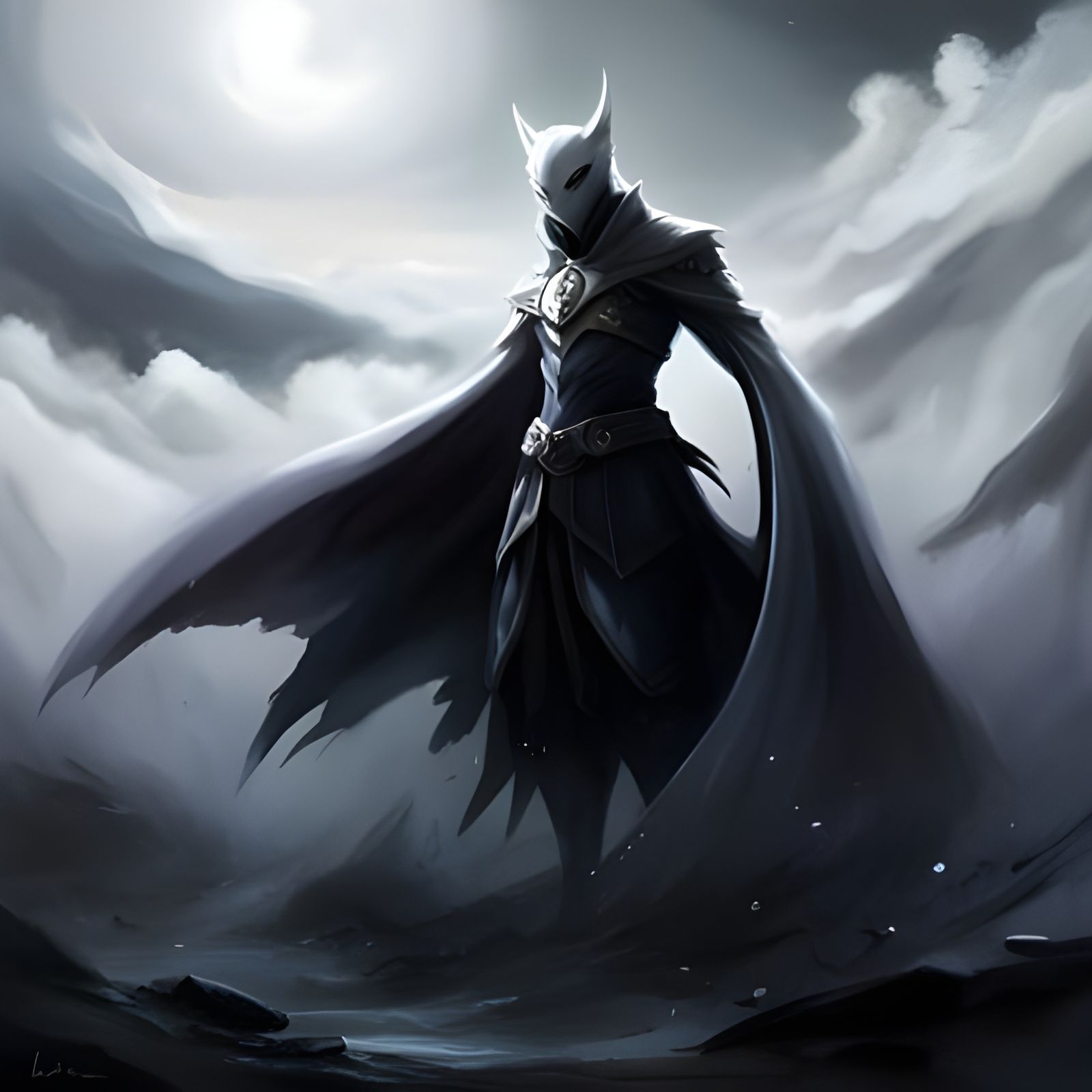 Shadow Creature Anime Concept Art