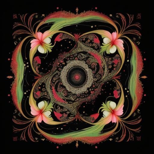 Colorful Calla Lilies with Paint Splatter Cross