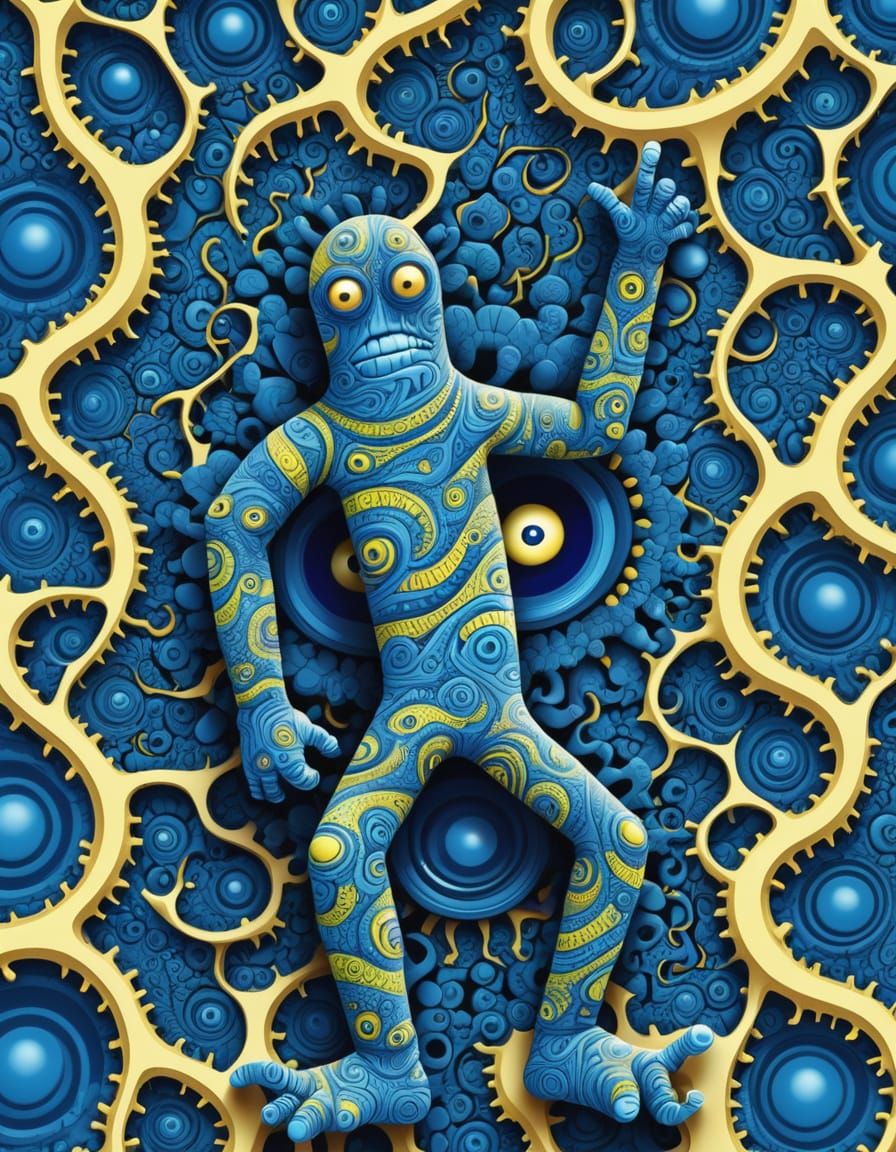 Abstract Curvy Dude IV